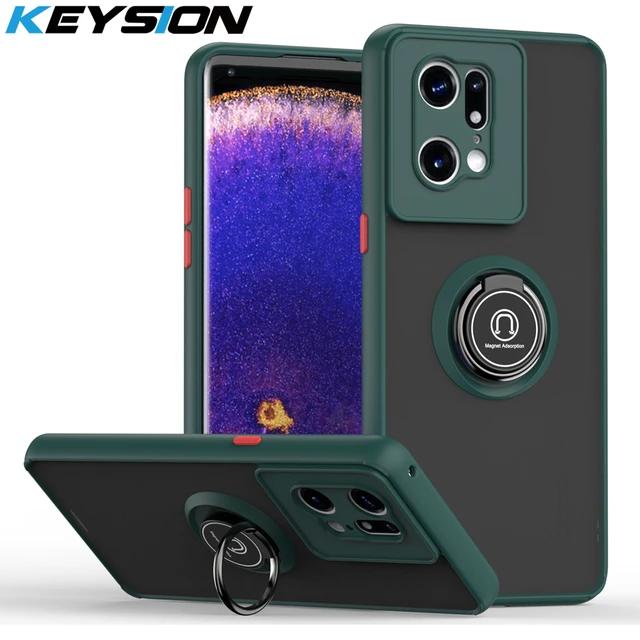 Funda a prueba de golpes para Oppo Find X3 Pro, carcasa de TPU con soporte  de anillo, armadura trasera, Find X3 Pro, 6,7 - AliExpress