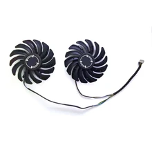 

2 Pcs 87MM PLD09210S12HH 4PIN Graphics Fan For MSI Radeon RX 5700 XT GAMING X/RX 5500 XT MECH 8G OC/RX 5600 GPU Radiator Fan