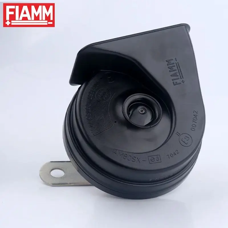 2PCS FIAMM 트럼펫 경적 12V 자동차 일반 410/510Hz 디스크 자동차 경적 AM80SX 방수 자동 달팽이 경적 휘슬베이스 스피커