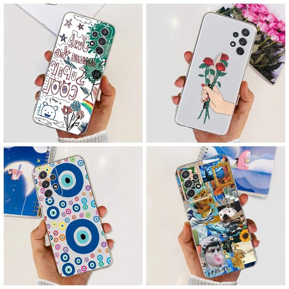Per Samsung Galaxy A53 Cover Posteriore Trasparente Sottile Ultra Sottile Per Galaxy A53 Samsung A 53 Custodia Morbida In Silicone