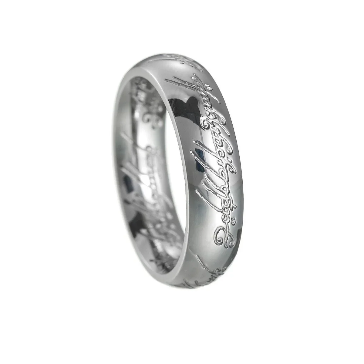 European and American Popular Stainless Steel  Rings Men's and Women's Non Fading Titanium Steel Trendy Jewelry
