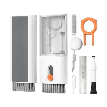 Kit di pulizia per cellulari HOCO 10 in 1 per la pulizia di telefoni, fotocamere, laptop, tastiere, spazzole portatili per la pulizia quotidiana degli auricolari