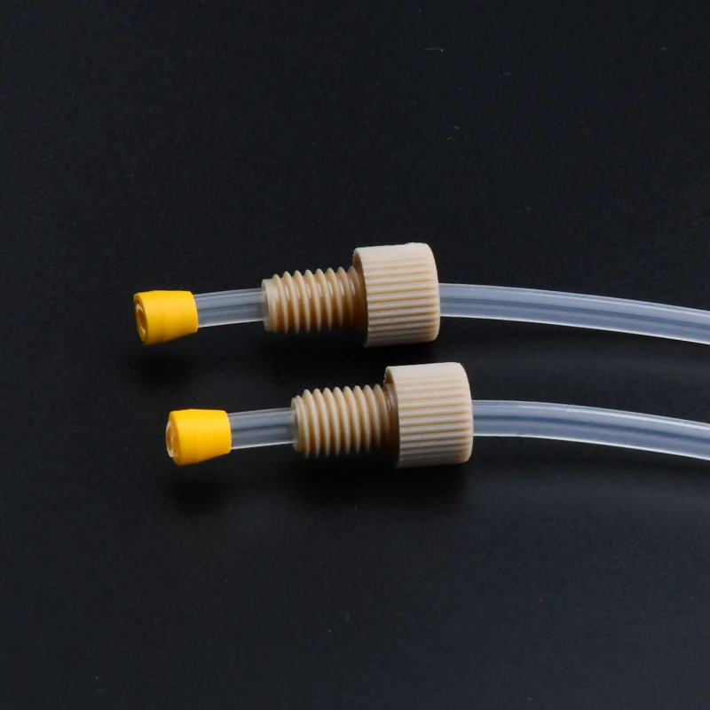 High Quality Hplc Peek Plastic Pipe Fittings Twopiece Flangeless