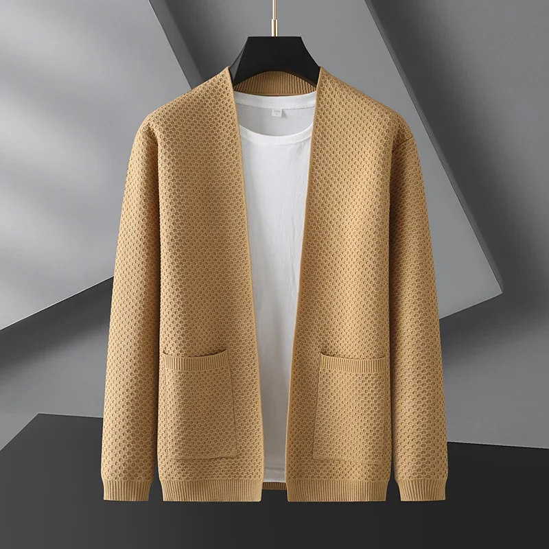 

New Arrival Fahsion Suepr Large Spring and Autumn Men's Knitted Cardigan Coat Sweater Plus Size L XL 2XL 3XL 4XL 5XL 6XL 7XL 8XL