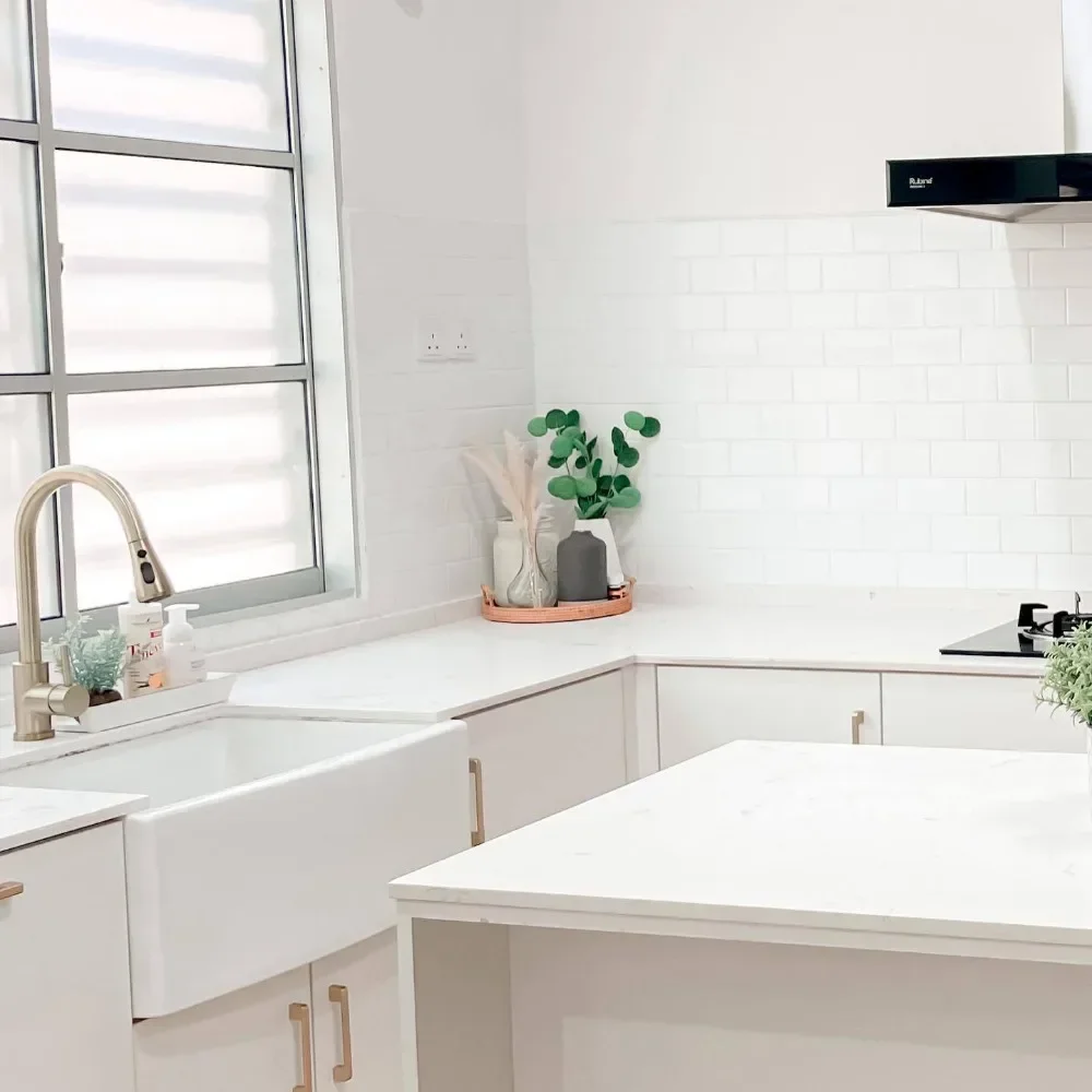 American retro ceramic sink countertop sink kitchen embedded large sink