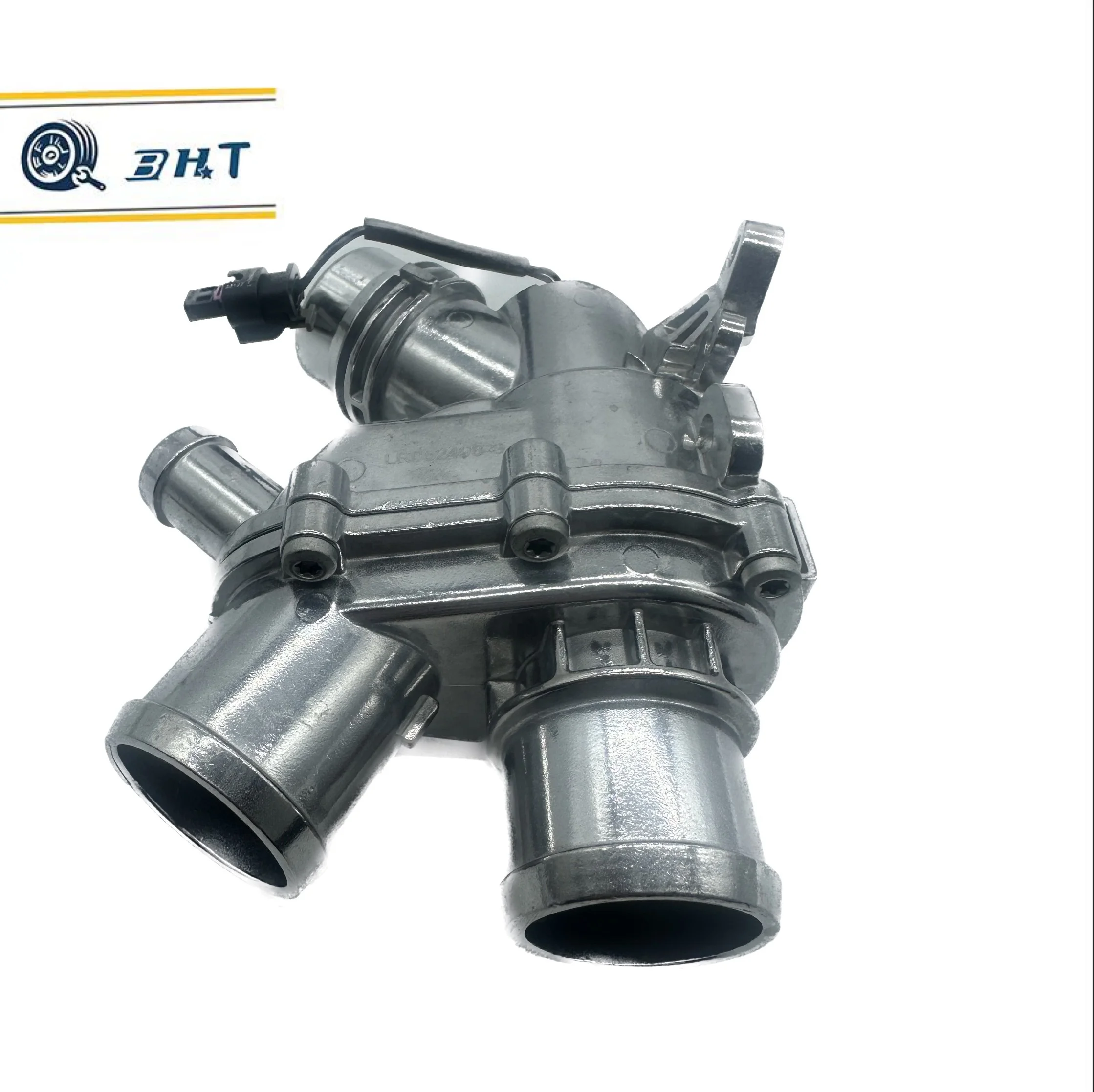Aluminum Thermostat Housing Assy For Jaguar XF XJ F-Type F-Pace Land Rover LR4 OEMLR117568/AJ814048/LR107288/LR095895/LR069809