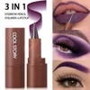 Black Lip Liner Pen Multi-functional Matte Purple White Brown Red Gradient Lipstick Contouring Tint Eyeshadow Eye Liner Pencil 4