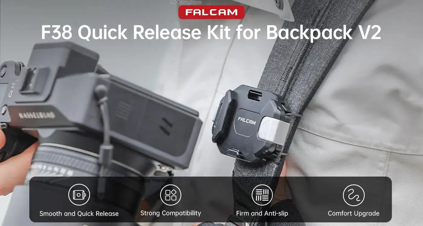 アクセサリー FALCAM F38 Quick Release for Backpack V2 FALCAM F38 Quick Release Kit for Backpack V2 Introduced | CineD
