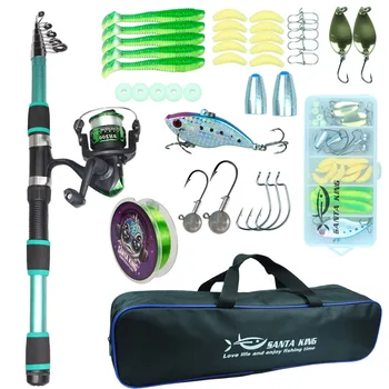 Telescopic Carbon Fiber Fishing Rod Set 1