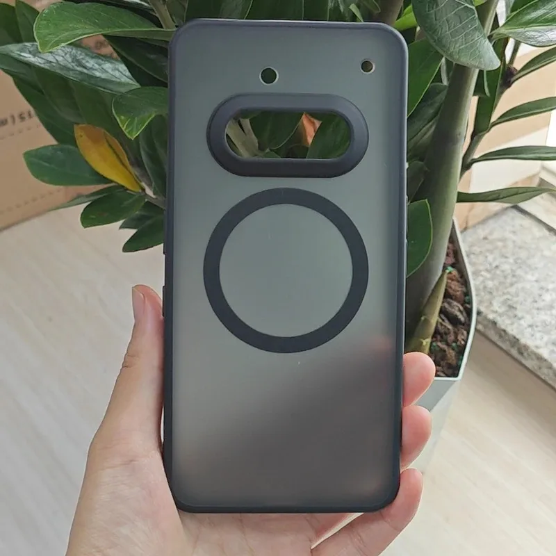 ELVEV Shockproof Crystal Clear Magnetic Case with Lens Protection