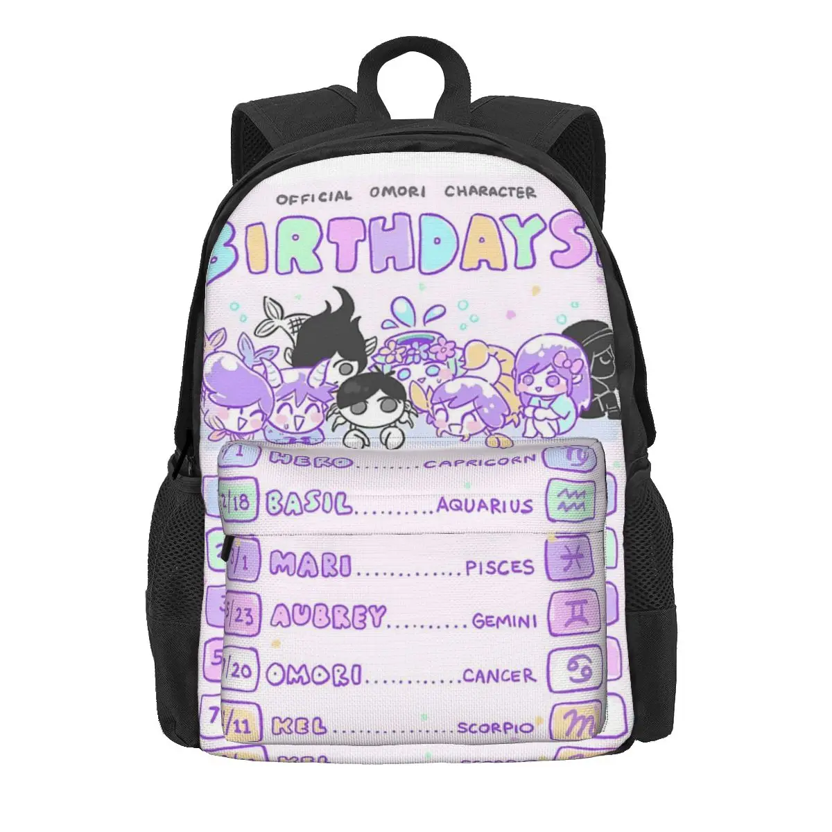 

Omori Anime Video Game (1) Backpacks Large Capacity Student School Bag Shoulder Bag Laptop Rucksack Fashion Travel Rucksack