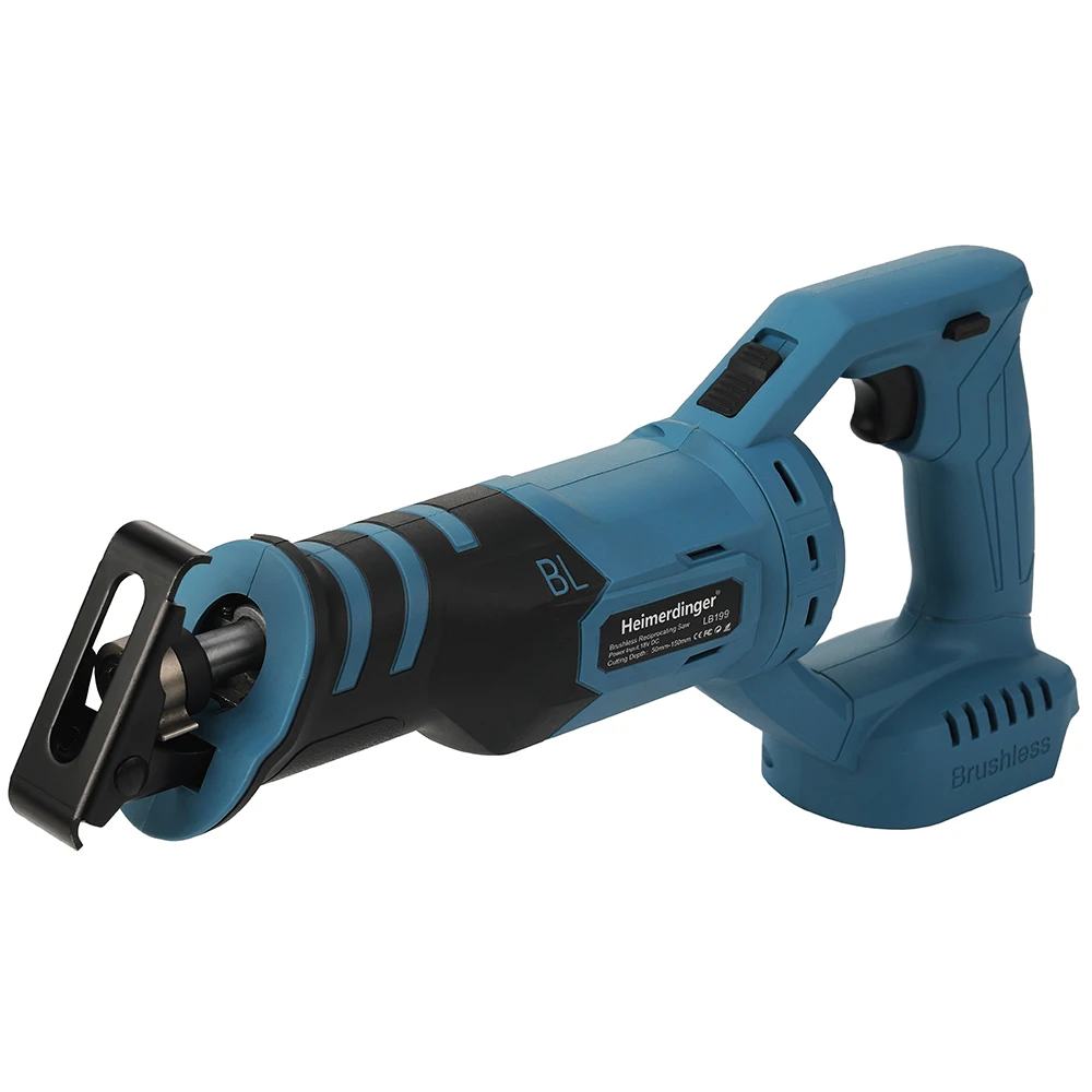 18V cordless reciprocating saw with 4 pieces saw blades compatible BL1830 BL1830 BL1850 BL1860 5