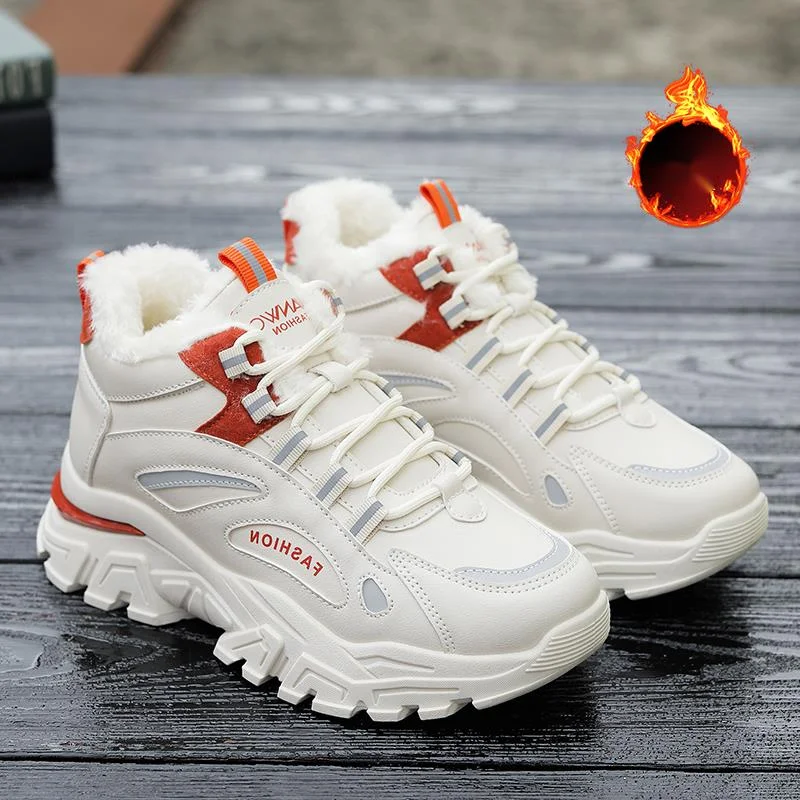 Winternewhightopwomensshoeswithplushandthickinsulation