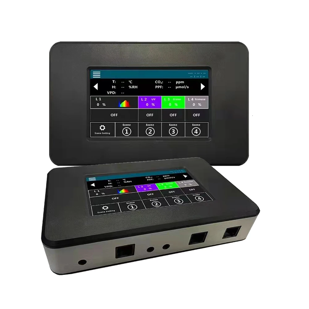 Newest Smart Group Controller LED Grow Light Bar Dimmable Timer 2/3/4 way Controllable For Greeenhouse Professional Planting