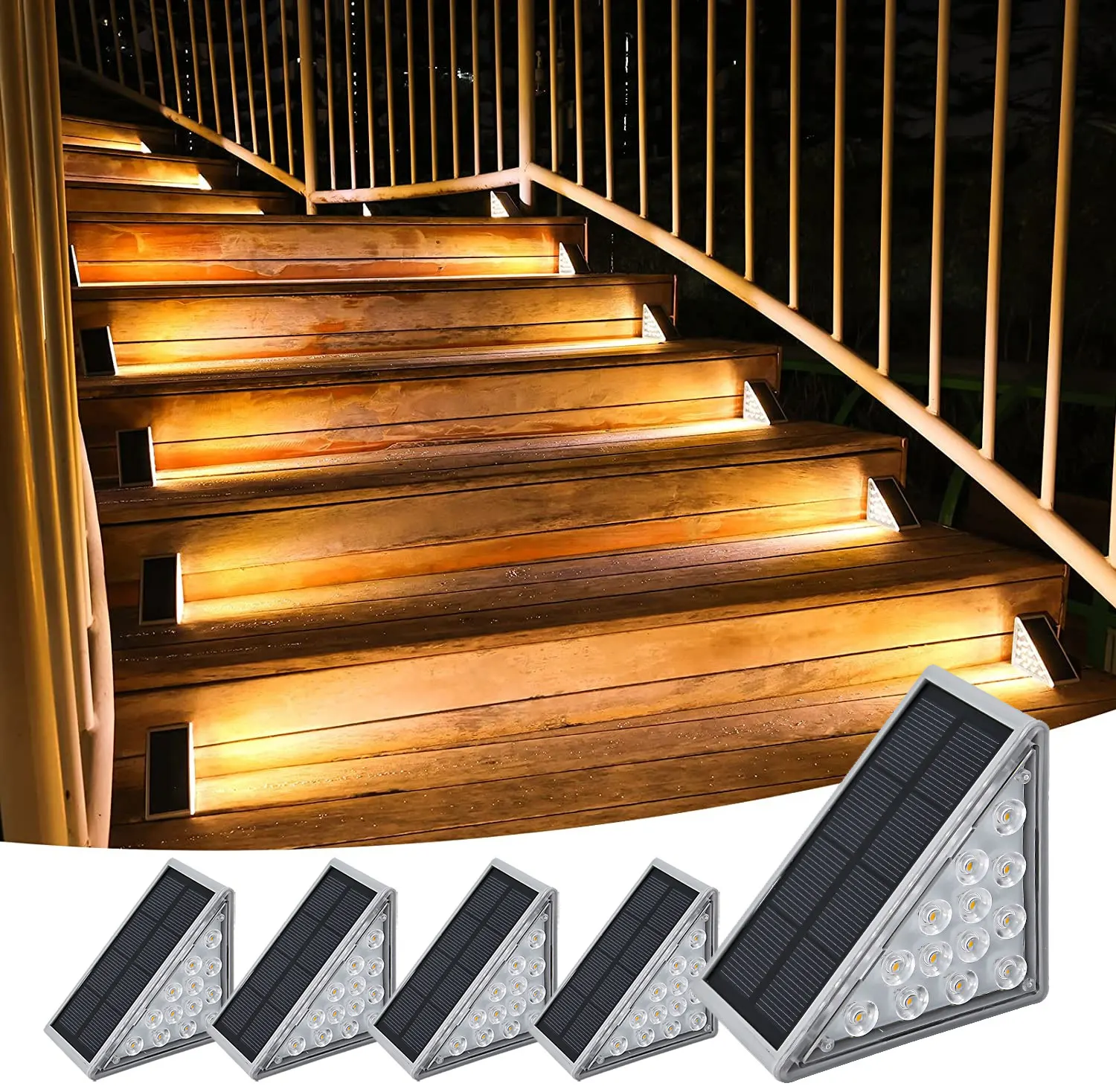 

13 LED Solar Wall Light Outdoor Lamps Waterproof Outdoor Garden Decoration for Fence Street Patio Stair Garden Outdoor LED Light