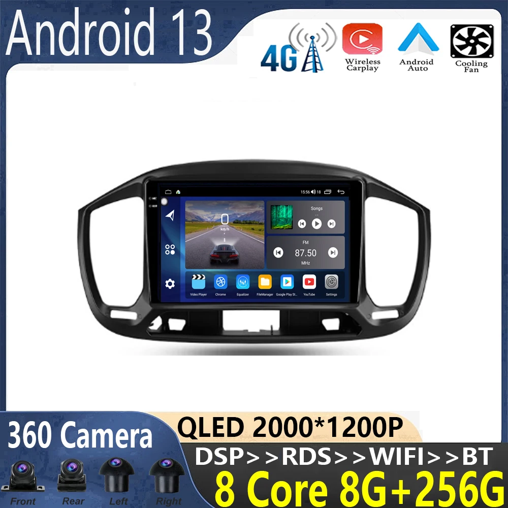 

9"android 13 For Fiat Uno 2014-2020 Car Radio Multimedia Video Player Navigation stereo GPS No 2din tv box adapter wireless