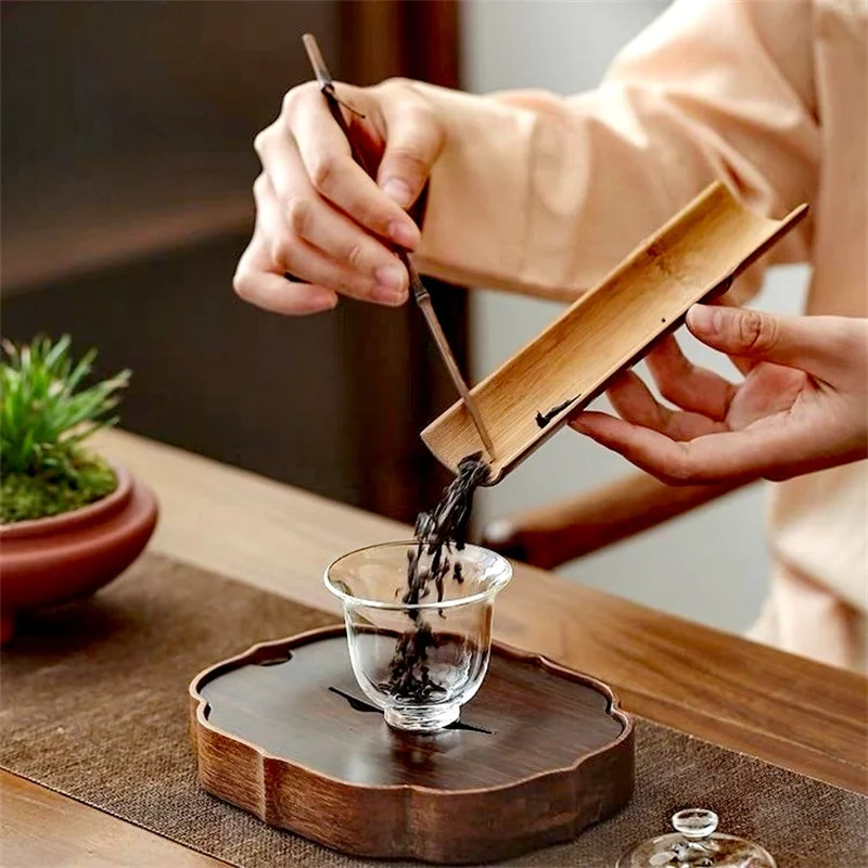 100ML Small Capacity Transparent High Borosilicate Glass Teacup Heat Resistant Kungfu Tea Cup with Lid Household Gaiwan Tea Set