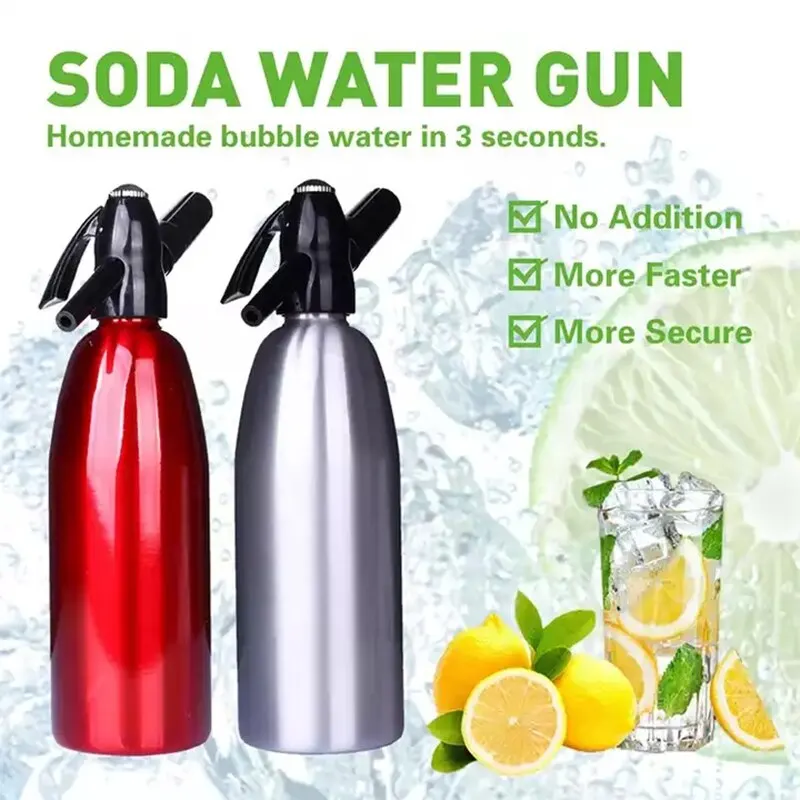 Soda Dispenser Water Bubble Generator Cold Drink Cocktail Soda Machine Aluminum Stick DIY Machine