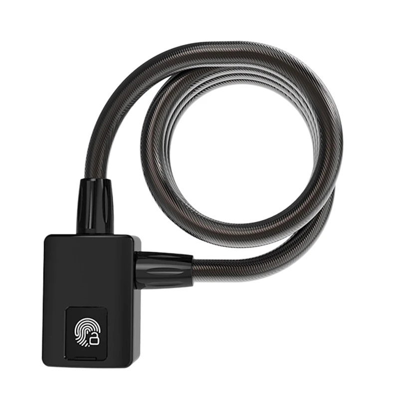 Bicycle Lock,Intelligent Fingerprint Steel Ring Lock For E-Bike /Folding Bike Fingerprint Motorcycle Locks