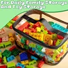 12802-452a73.jpg Transparent Large Toy Organizer Bag for Kids Puzzle Building Block Storage Bag with Handle PVC Waterproof Travel Cosmetic Pouch