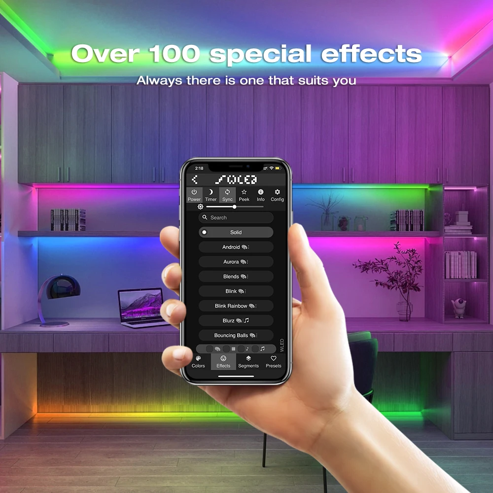 Контроллер WLED RGB RGBW для светодиодной ленты, 5-24 В, с поддержкой Wi-Fi