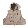 COMFY Japanese Vintage CMF Functional Waterproof Loose Fitting Short Coats Mountain City Folding Hooded Jackets Vest 5