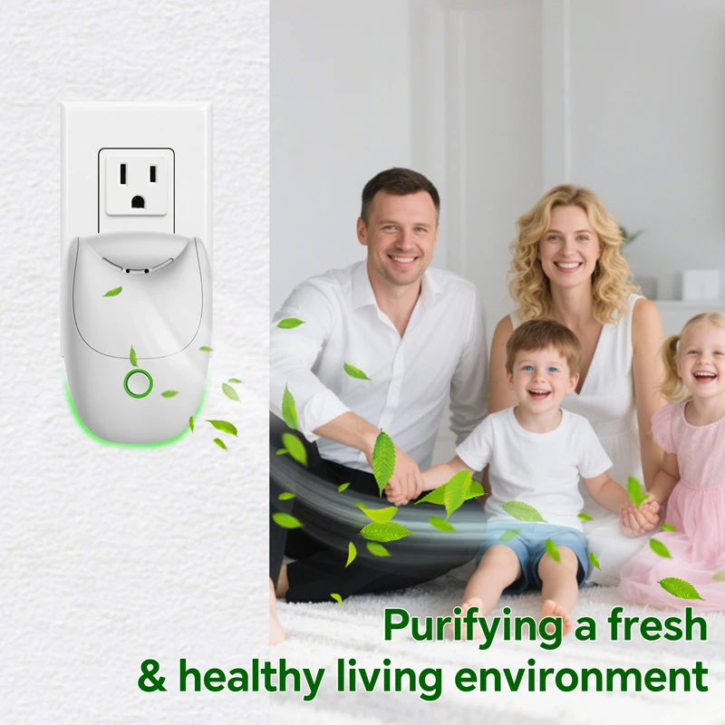 Xiaomi Compact USB Air Purifier - Negative Ion Odor Smoke Eliminator for Rooms