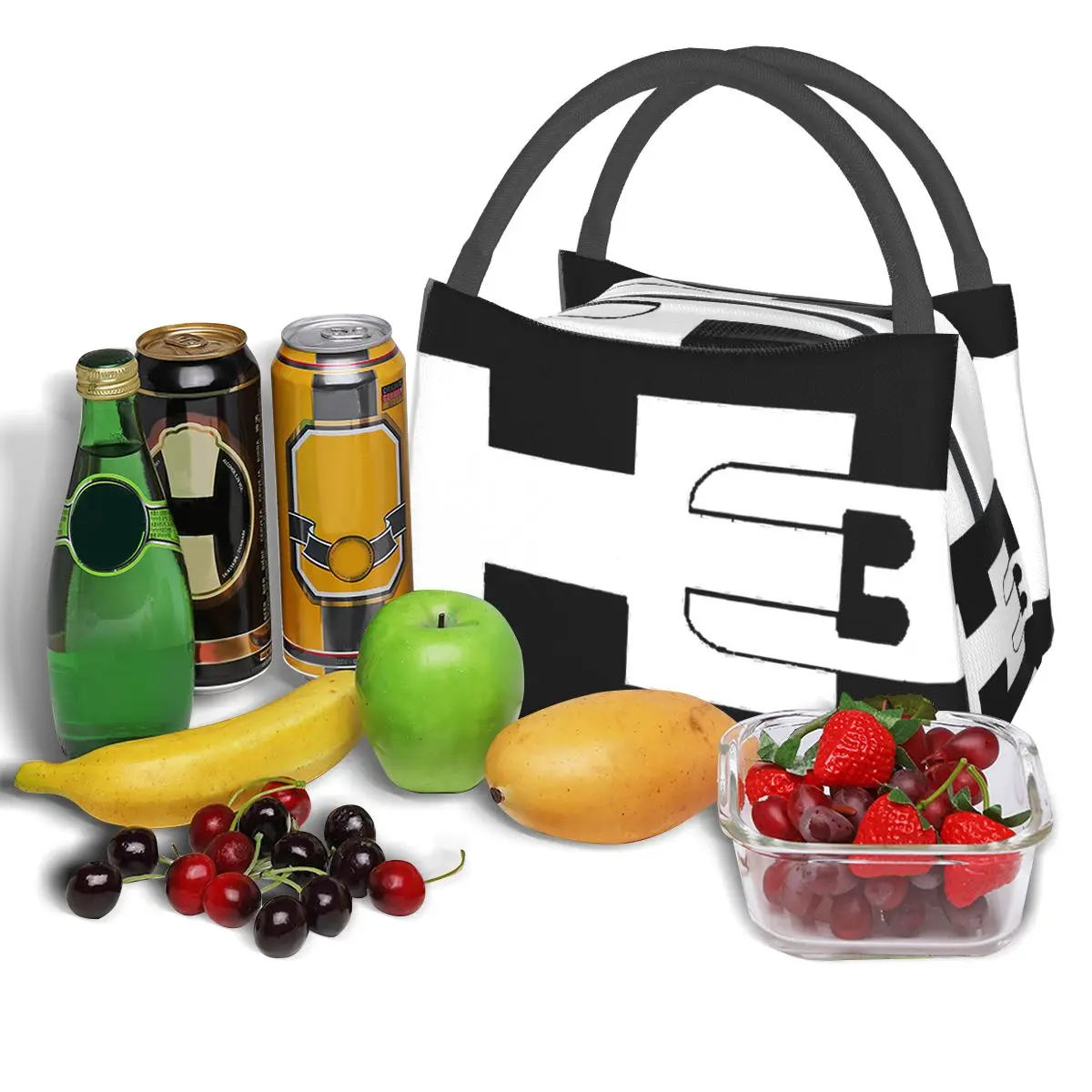 Hummer H3 Carbon Decal Portable insulation bag for Cooler Thermal Food Office Pinic Container