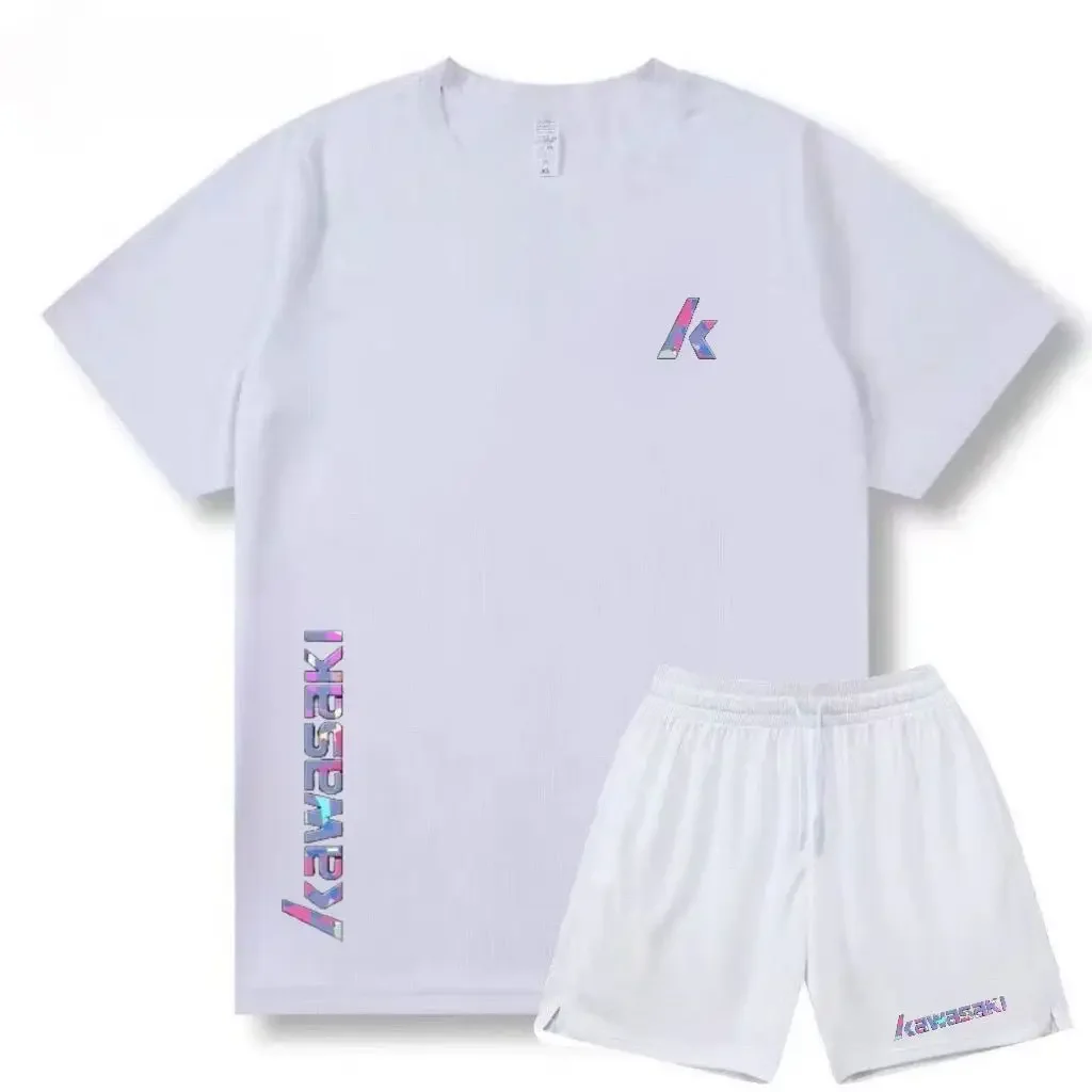 Trendy Brand Summer DG Letter Printing New Men's Casual Short-sleeved T-shirt Shorts Set Five-point Pants Top Set Tracksuit
