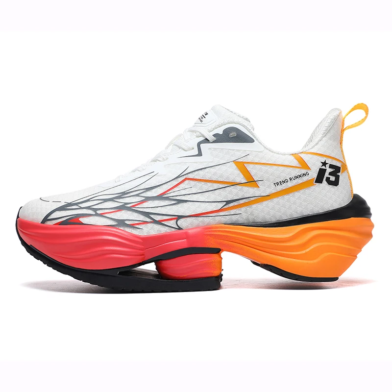 Sports Shoes Men Mesh Breathable Cushioning Non-Slip Sneakers Summer Marathon Training Running Shoes for Women
