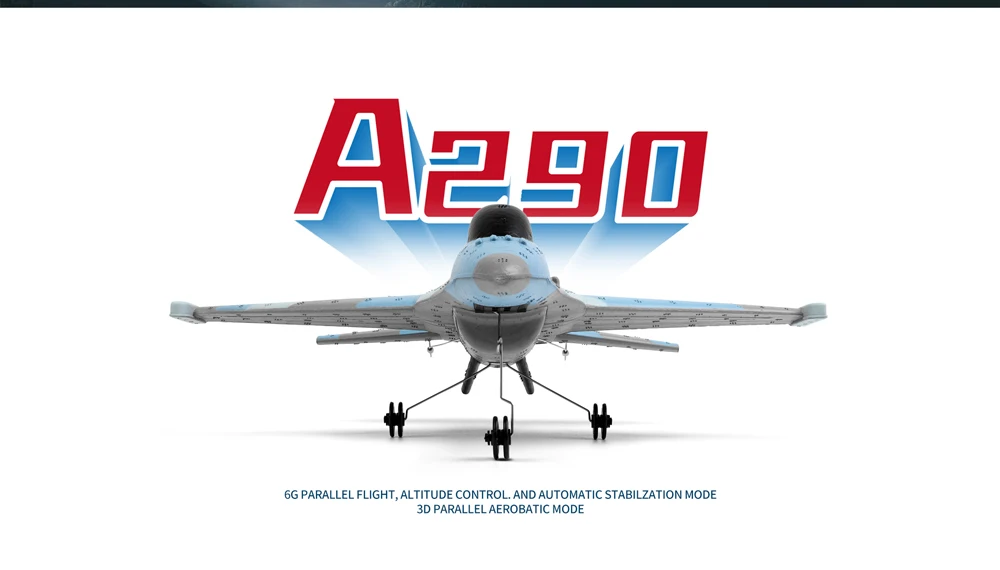 Wltoys A290 Rc Fighter Glider Remote Control Aircraft Plane Toy_voghion.com