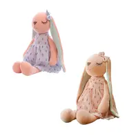 35CM/14inch Cute Bunny Doll, Plush Toy Doll, Baby Soothing Rabbit Doll Sleeping Doll, Stuffed Animals Kids Plushie Doll Toy 5