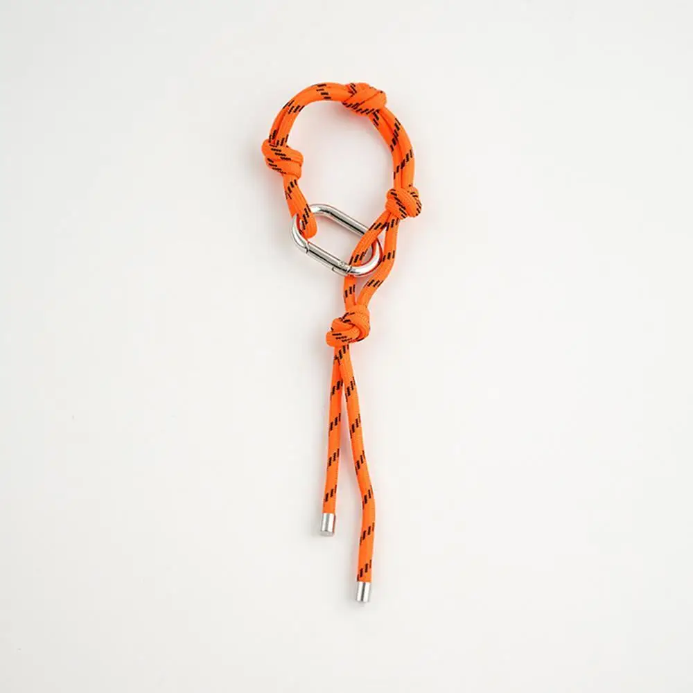Vibrant Handmade Braided Nylon Keychain Strap