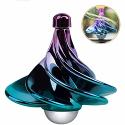 Gyro rotatif en métal coloré pour enfants, jouet magique anti Stress, nouveauté, cadeaux 