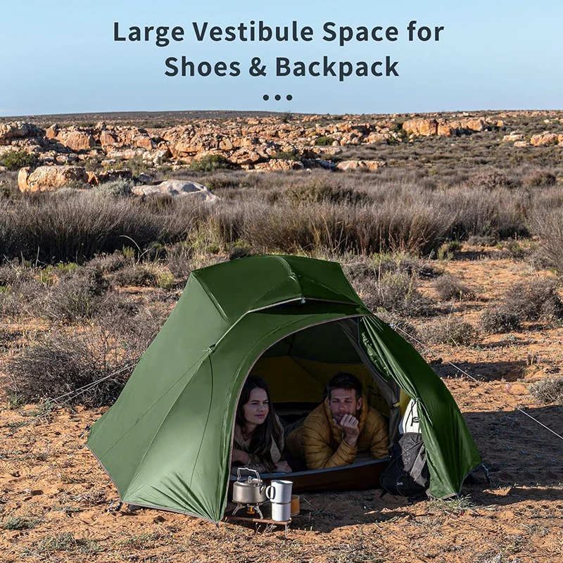 Naturehike Cloud Up 3 Person Backpacking Tent 20D Ultralight