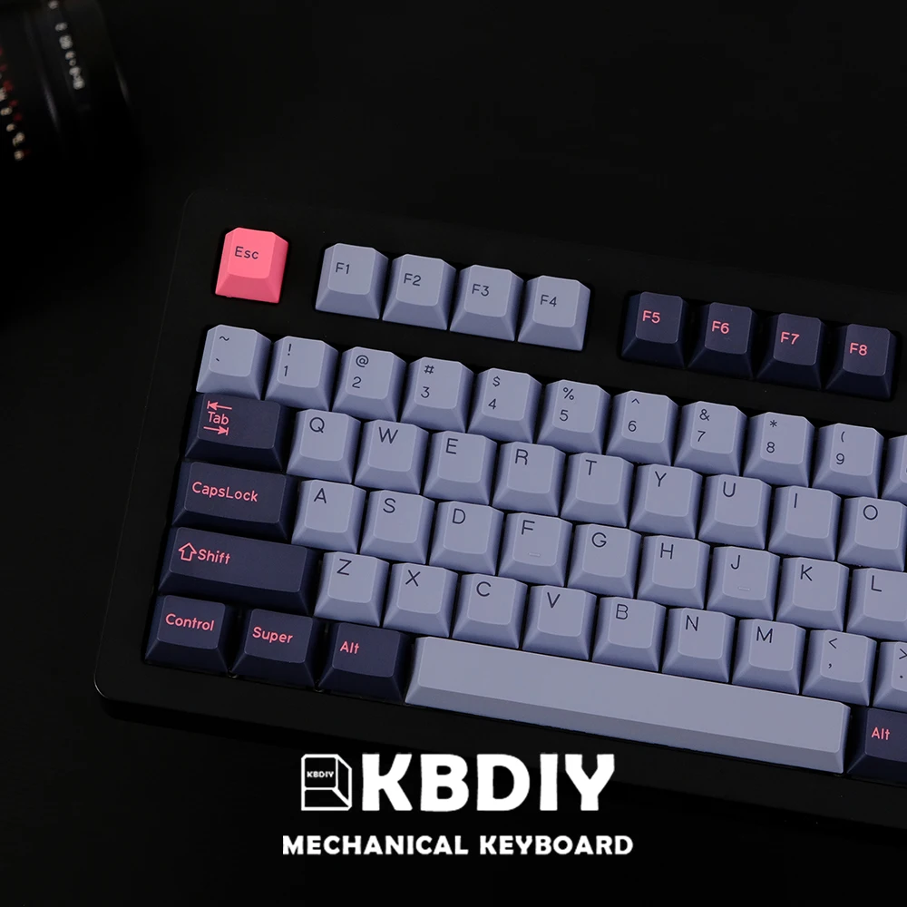 KBDiy 176 Keys Caps Cherry Profile GMK 8008 Keycap PBT Double Shot ISO 7U for Mechanical Keyboard for K500 GMK67/64/980/104/108