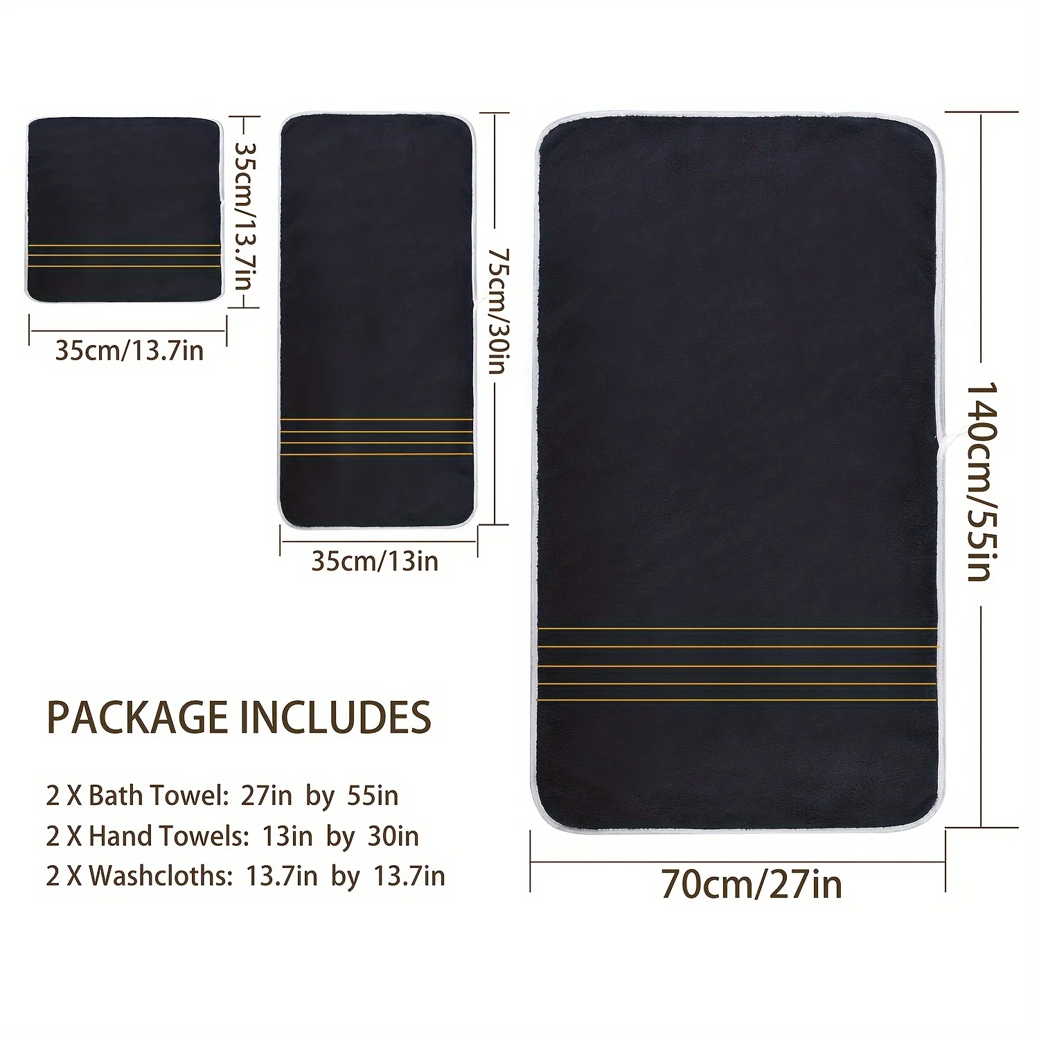 6-Piece Luxury Towel Set 2