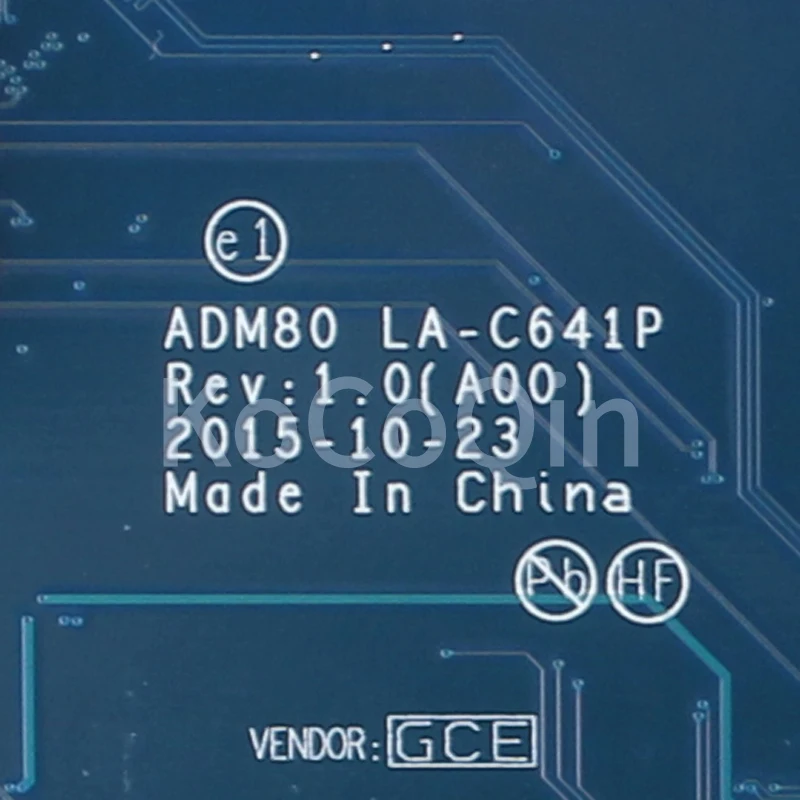 la-c641p 03mcrf 0jcmft 0 mjck i3 i56th gen