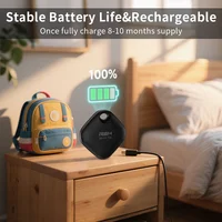 Rechargeable Locator Home Item Tracker Bluetooth Smart Tag via Google's Find Hub App Play Sound Long-Distance Finder For Android - Image 2