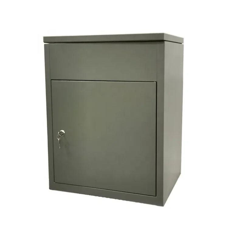 Waterproof Delivery Mailbox,Large Home DoorwayCourier Parcel Receiving Cabinet,Anti-theft Security Mental Express Delivery Box