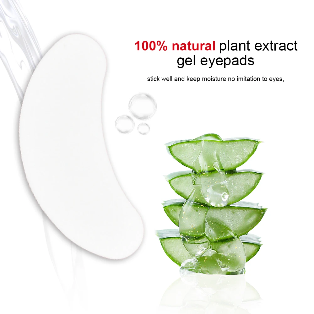 50Pairs Hydrogel Gel Eye Patches Grafting Eyelashes Under Eye Patches For Eyelash Extension Paper Application Makeup Supplies
