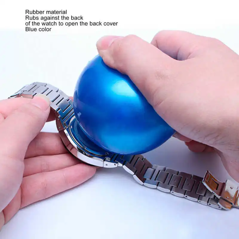 Watch Back Case Opener 1Pc Screwing Ball Type Watch Friction Sticky Back Case Cover Opener Watch Friction Ball Rubber Repair Tool for Watchmakers