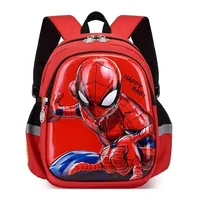 New Disney cartoon Avengers 3D Spider-Man boys School Bag New Kindergarten Baby Children's Small Backpack Cute Backpack 2
