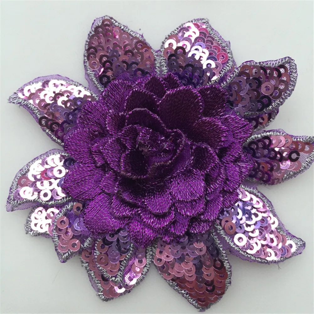 Lace Sewing Accessories Lace Flower Applique Trim 8CM