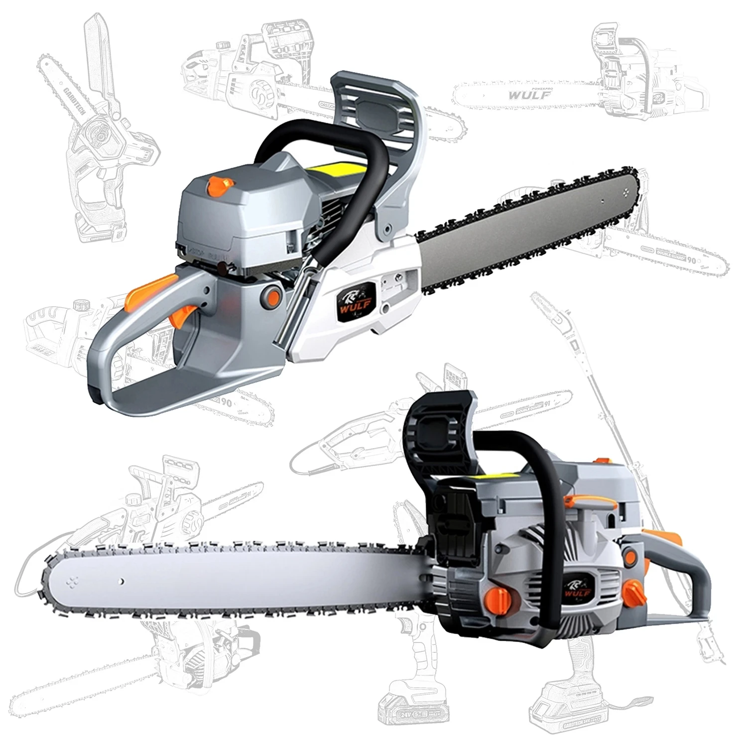 20 Inch Heavy Duty Chainsaw For Petrol Durable Gas Powered Chainsaw Tool