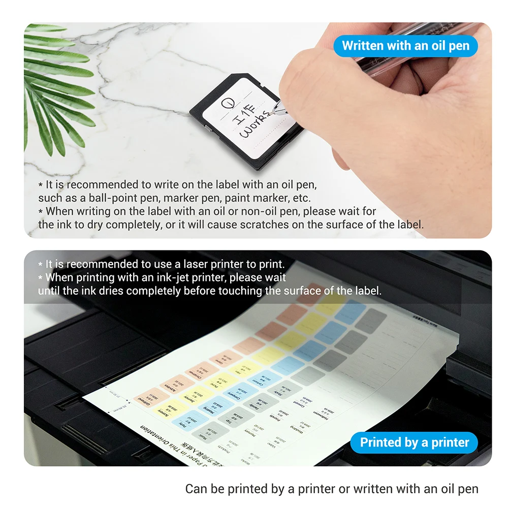 Sd card label template