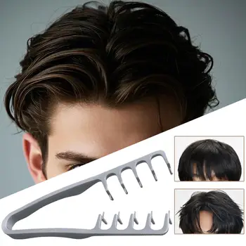 Pettine per capelli volumizzante a denti larghi Strumenti per arricciare Texture soffice per uomo Ideale per tutti i tipi di capelli Strumenti per acconciature
