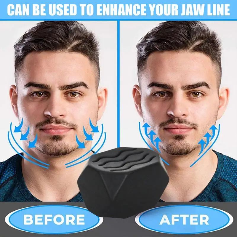 Jawline Trainer Silicone Jawline Exerciser For Men & Women 2pcs Jaw Workout Facial Exerciser Double Chin Reducer For Facial 3