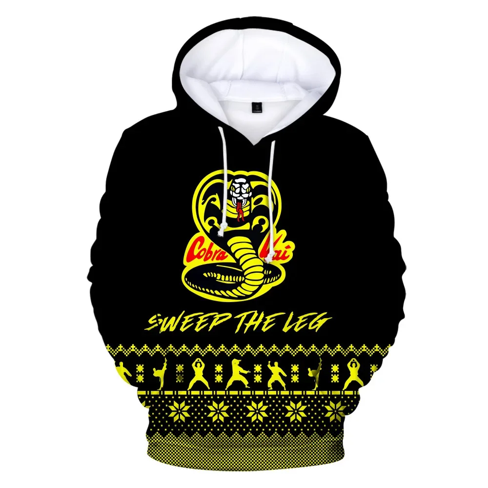 Fashion Hoodies Cobra Kai TV Series 3D Print Sweatshirt Men Women Casual Streetwear Hoodie Harajuku Kids Boy Girl Coats Clothing