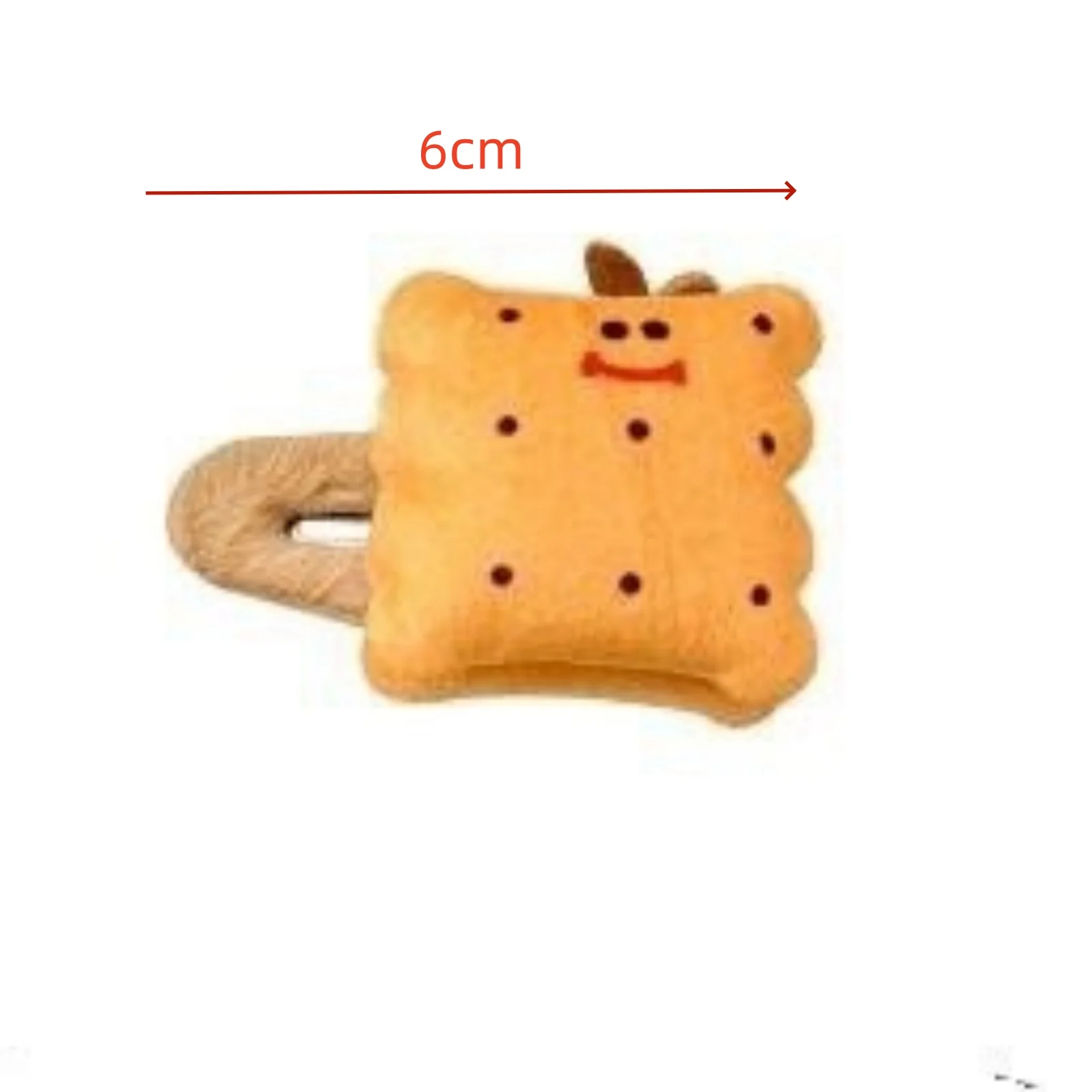 1/4PCS Plush Food - Themed Hair Clips Set, 4- Piece Bread, Burger & Pastry Designs, Cute Hairpins for Kids' Hairstyles